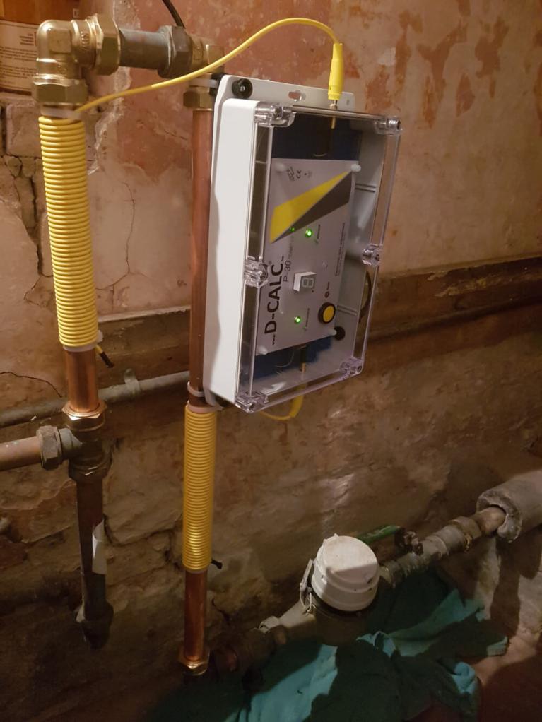 D-CALC P-30, montage tuyau